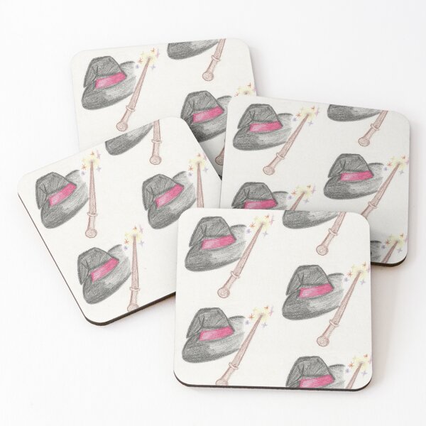 Item preview, witch hat and witch wand designed and sold by Anmioma.