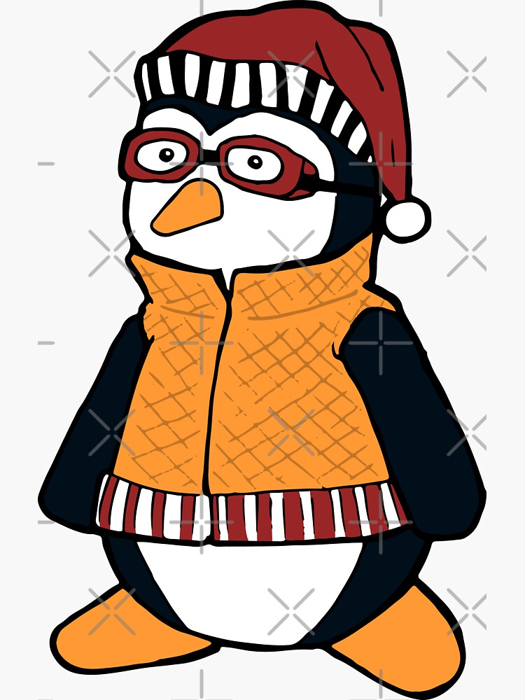 Hugsy-Joeys Penguin Sticker for Sale by DaniKates