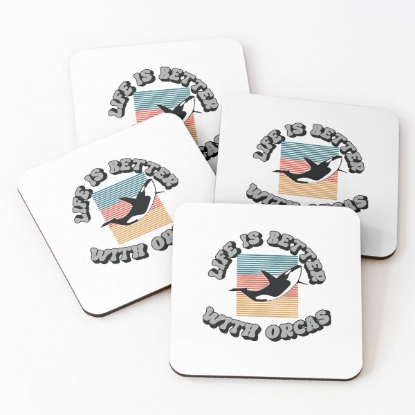 Item preview, Life is better with orcas designed and sold by Print_Fuse.