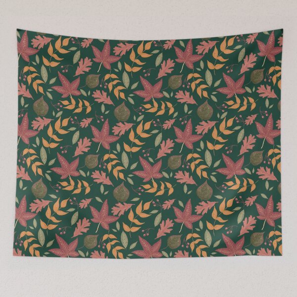 Item preview, Autumn Vibes Original on Green designed and sold by Sylvia Schippers.