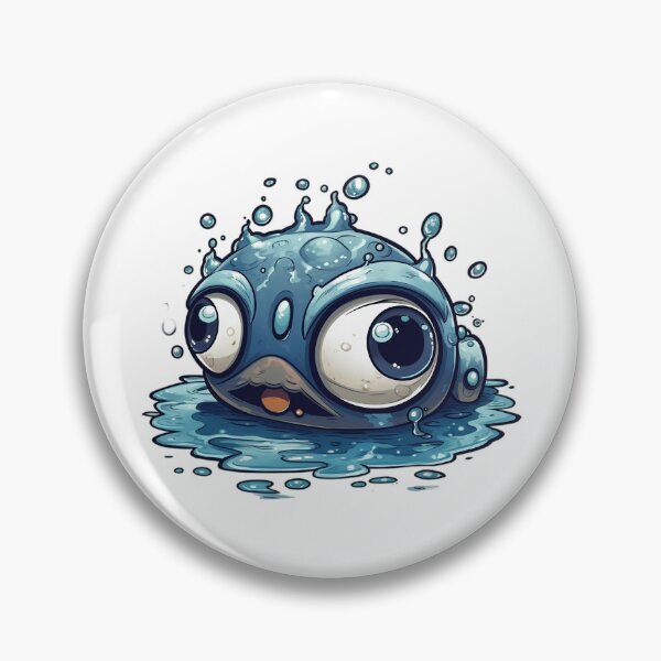 Item preview, Water Slug daemon creature designed and sold by PCGDrawing.