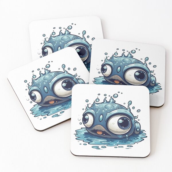 Item preview, Water Slug daemon creature designed and sold by PCGDrawing.