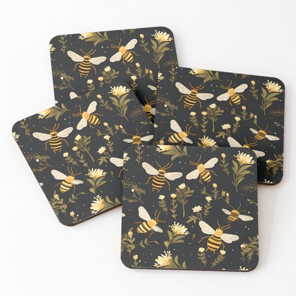 Item preview, Honeycomb and Bee Pattern 4 designed and sold by DigitalPatternx.