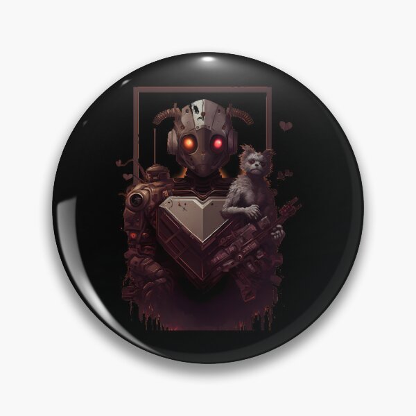 Item preview, AI Cyborg Robot Apocalypse And A Cat - EnD Of ThE WorlD designed and sold by MLArtifex.
