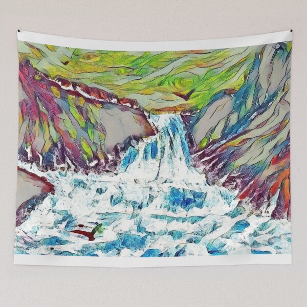 Item preview, The Rushing Waterfall designed and sold by George Hutton Hunter.