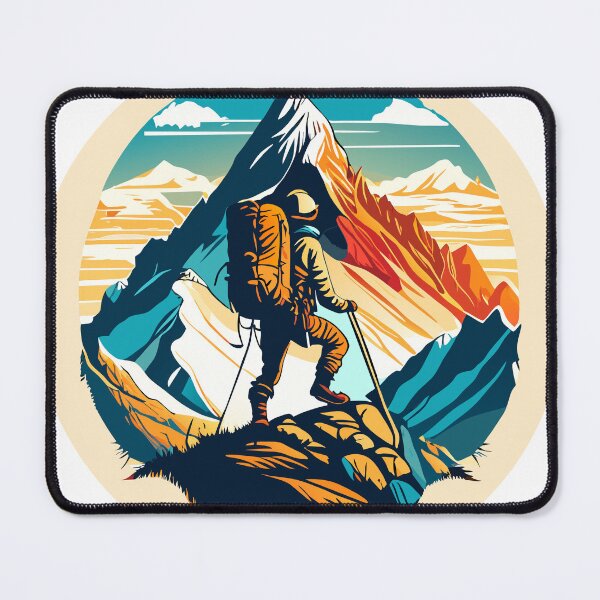 Item preview, Travel adventure mountain climber designed and sold by ArchieDid.