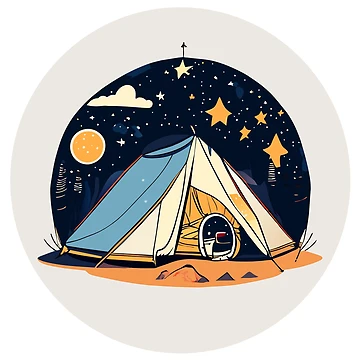 Imagen de la obra Travel adventure tent de ArchieDid