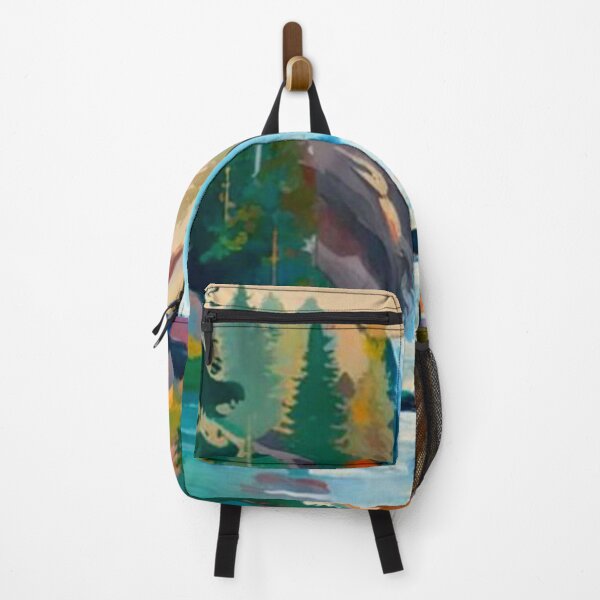 Item preview, Waterfall and river in Pine Forested Gorge designed and sold by George Hutton Hunter.