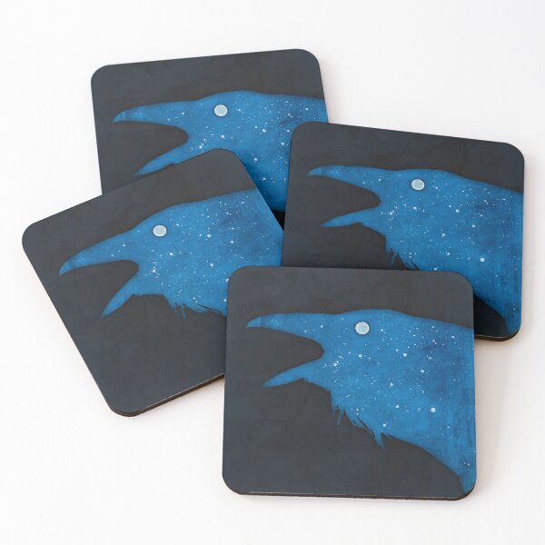 Item preview, The Raven - Edgar Allan Poe Gothic Horror Literary Art for Book Lovers designed and sold by RedHillPrints.