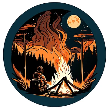Imagen de la obra Travel Campfire de ArchieDid