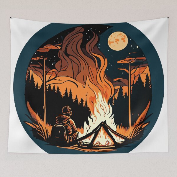 Item preview, Travel Campfire designed and sold by ArchieDid.