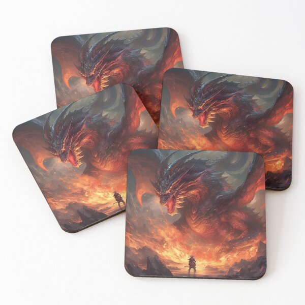 Item preview, Great demon Fire Dragon King Vs warrior designed and sold by PCGDrawing.