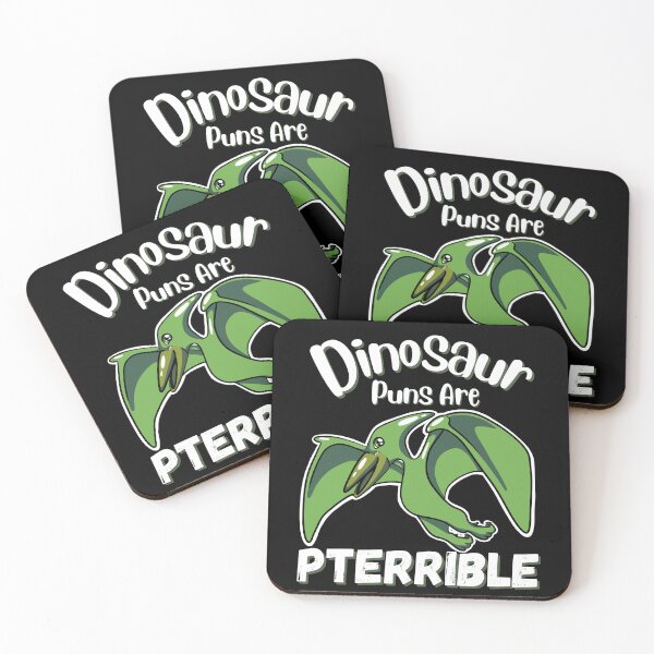 Item preview, Dinosaur Puns Are Pterrible designed and sold by Pint-SizeDesign.