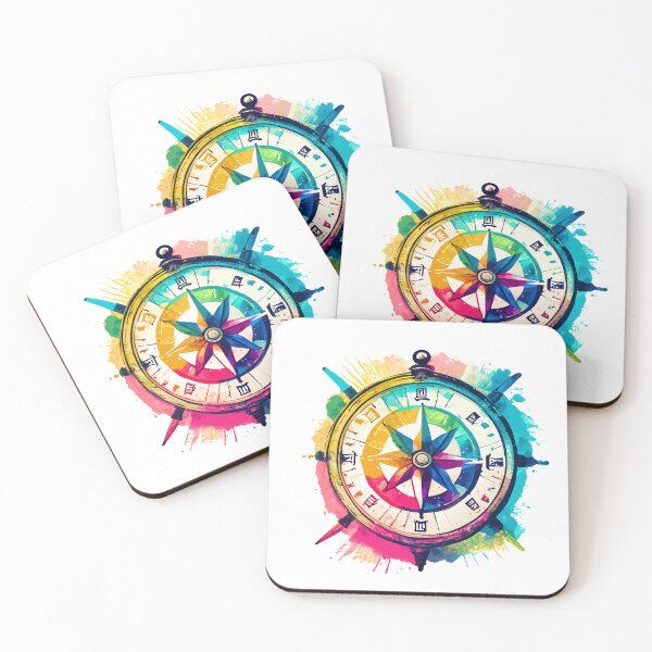 Item preview, Travel Colorful Compass designed and sold by ArchieDid.