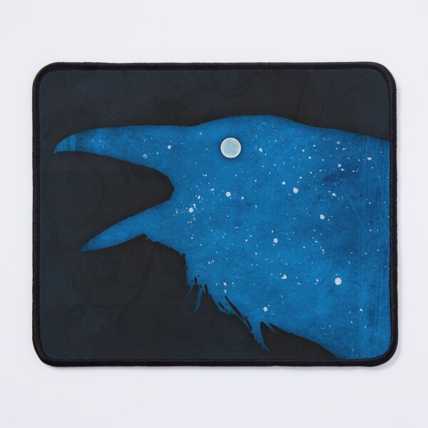 Item preview, The Raven - Edgar Allan Poe Gothic Horror Literary Art for Book Lovers designed and sold by RedHillPrints.