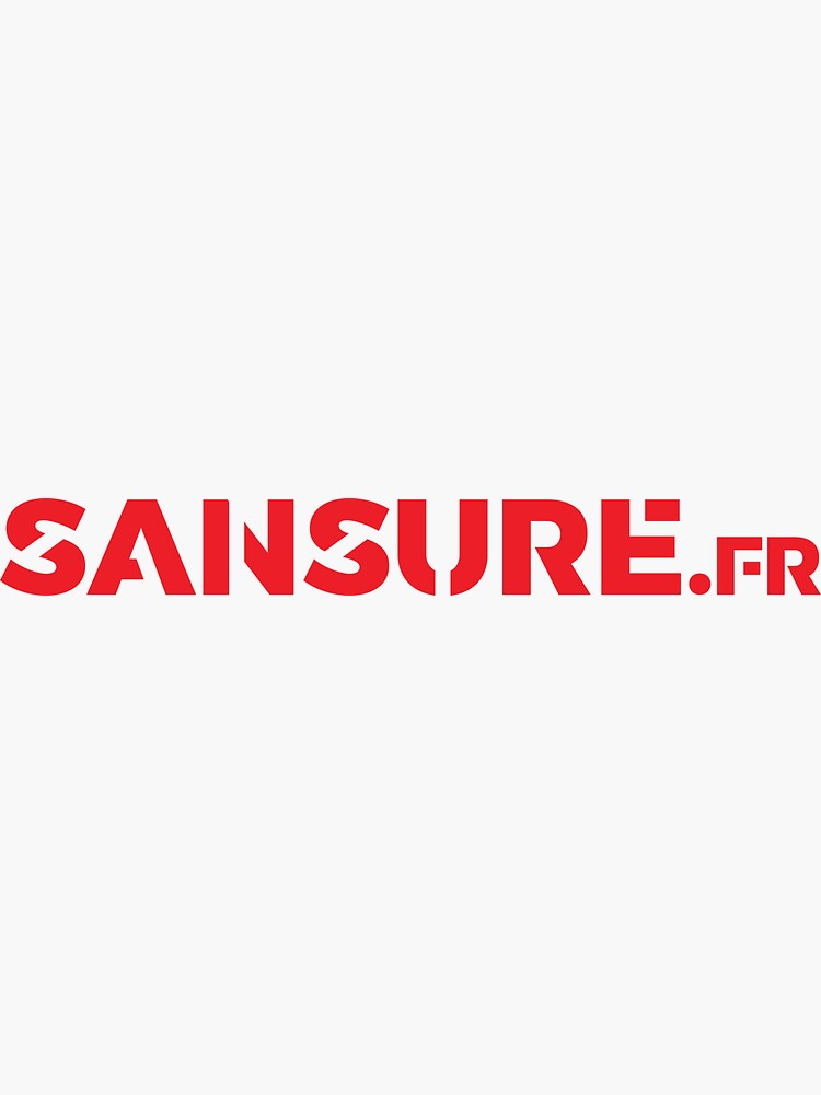 Thumbnail 3 of 3, Sticker, Logo SANSURE.FR designed and sold by Sansure.