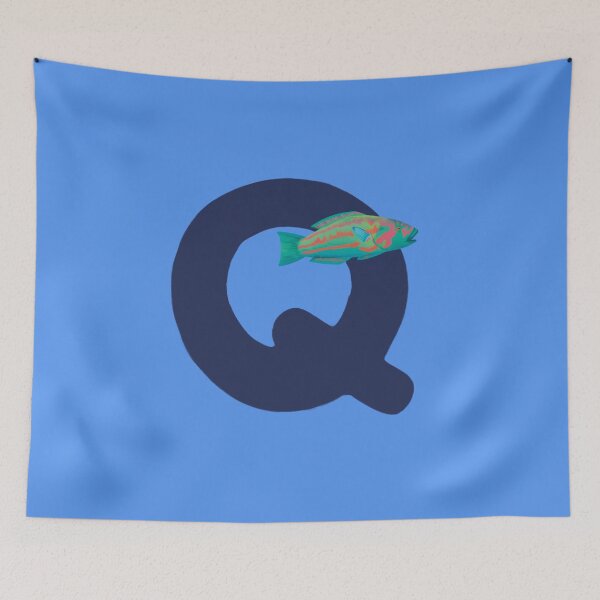 Item preview, Q is for Queen Parrotfish designed and sold by Alan2903.