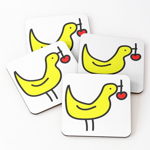 Item preview, Yellow bird with cherry designed and sold by Creavision.