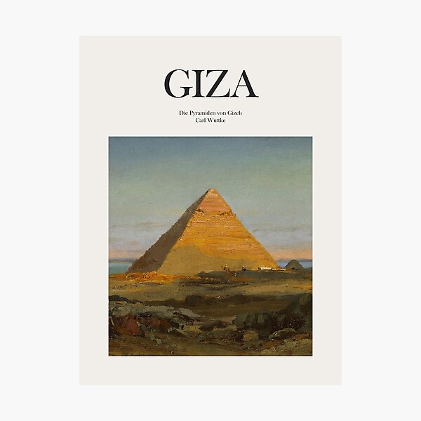 Artikel-Vorschau von Giza, Ägypten, designt und verkauft von Vintagrafica.