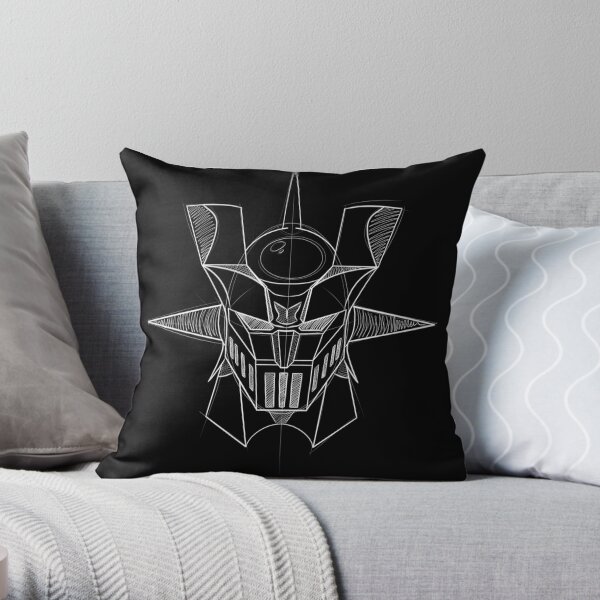 Mazinger Z - Bosquejo blanco Cojín