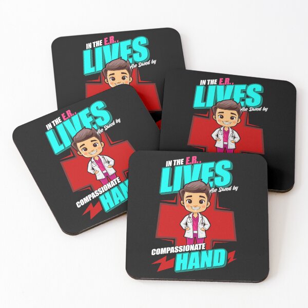 Item preview, ER nurse lives are saved compassionate hand designed and sold by Print_Fuse.