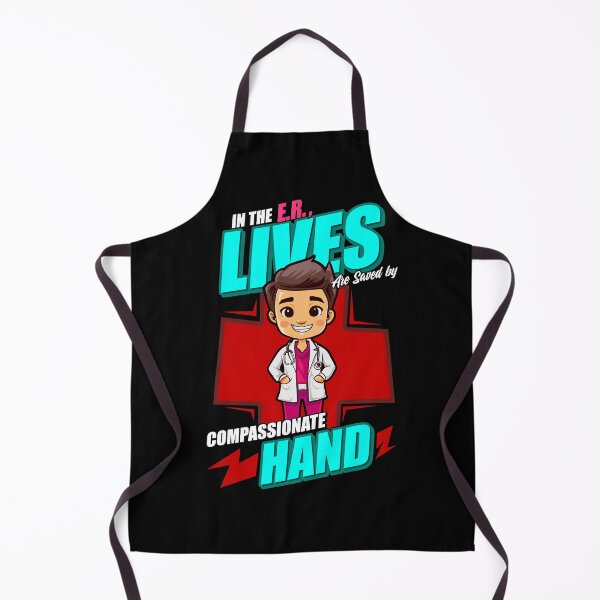 Item preview, ER nurse lives are saved compassionate hand designed and sold by Print_Fuse.