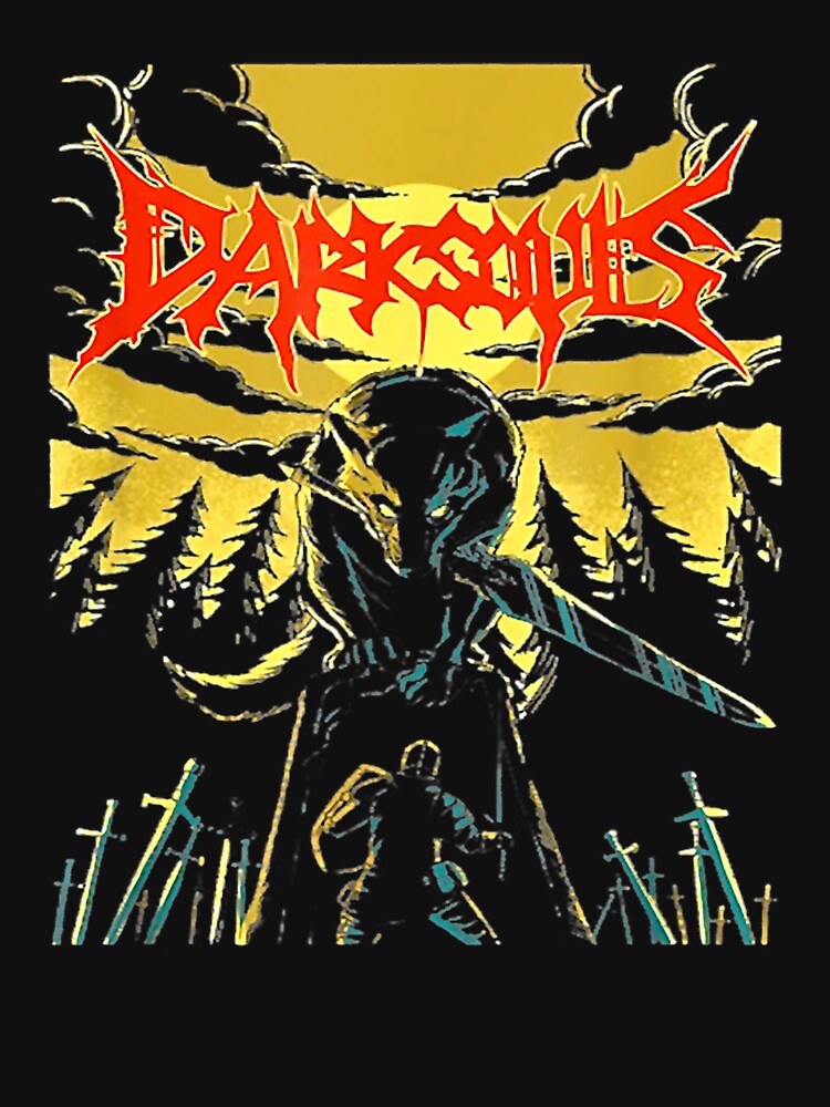 Thumbnail 7 of 7, Classic T-Shirt, Unofficial Dark Souls Metal Band designed and sold by RomeoGagne.