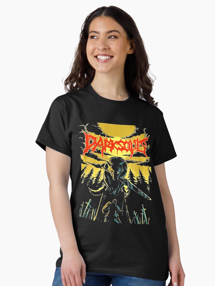 Thumbnail 2 of 7, Classic T-Shirt, Unofficial Dark Souls Metal Band designed and sold by RomeoGagne.