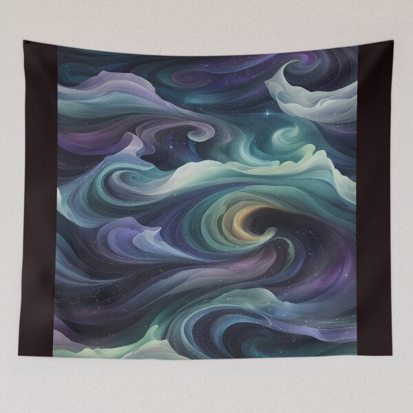 Item preview, Stellar Vortexes - Celestial Swirls Pattern Style designed and sold by Omarupattern51.
