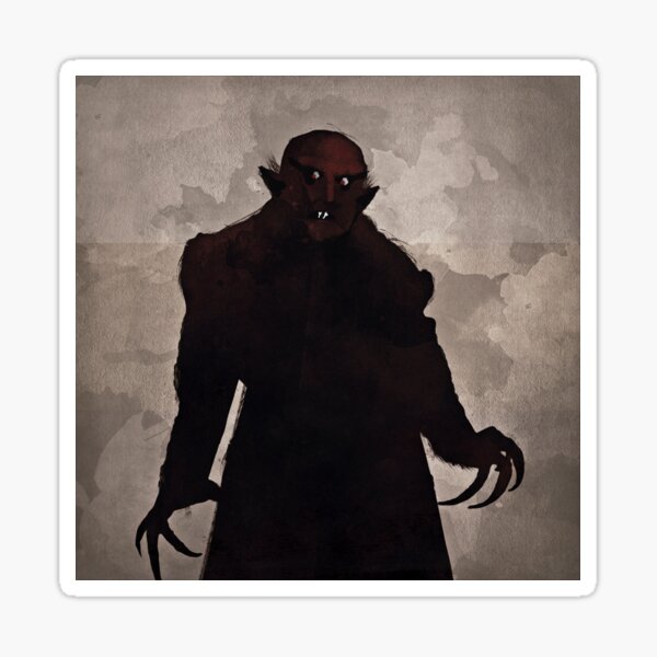 Item preview, Nosferatu, F. W. Murnau Vampire German Expressionism Cinema designed and sold by RedHillPrints.