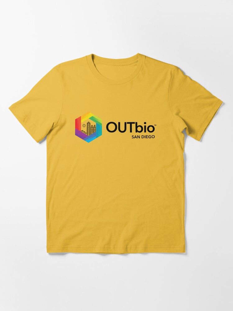 OUTbio San Diego Rainbow Logo with Horizontal Black Text Pullover Hoodie  for Sale by OUTbioSanDiego