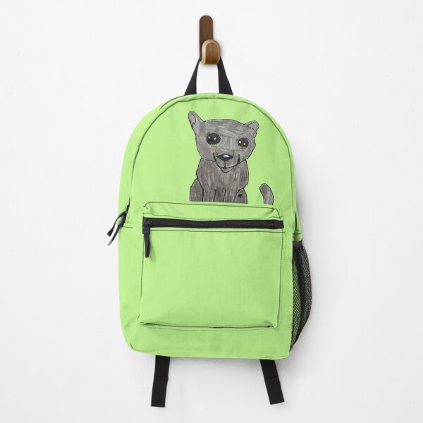 Item preview, Panther - Cute Cartoon Kid Drawing Sticker designed and sold by LexiesDoodle.