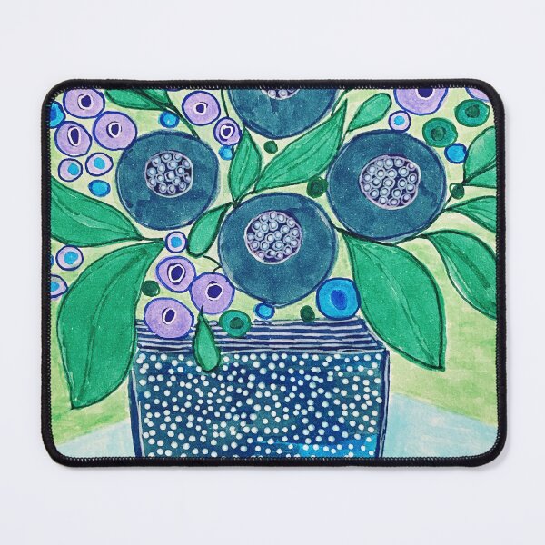 Item preview, Blue Flowers designed and sold by EwaDanelczyk.