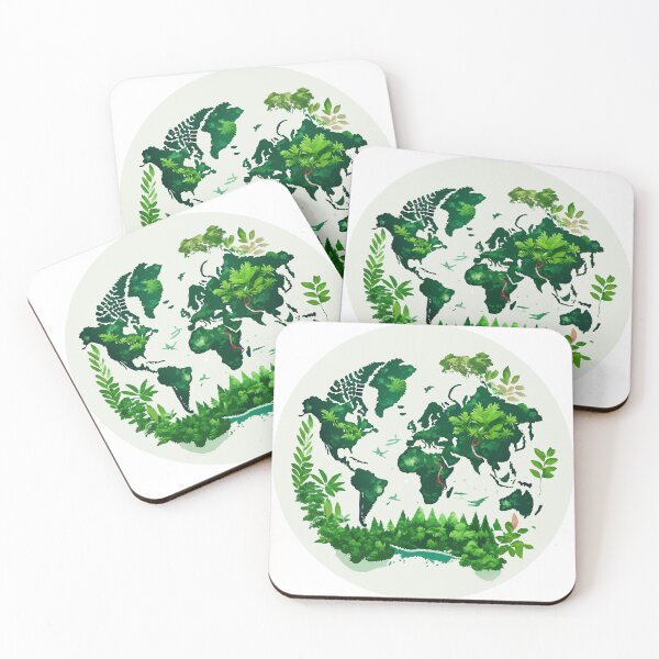 Item preview, Travel World Map Greenery Background designed and sold by ArchieDid.