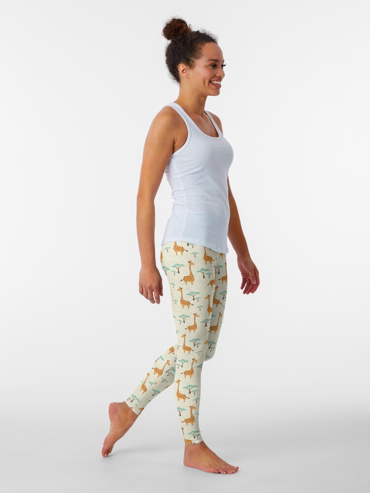 Alternate view of Giraffes Leggings