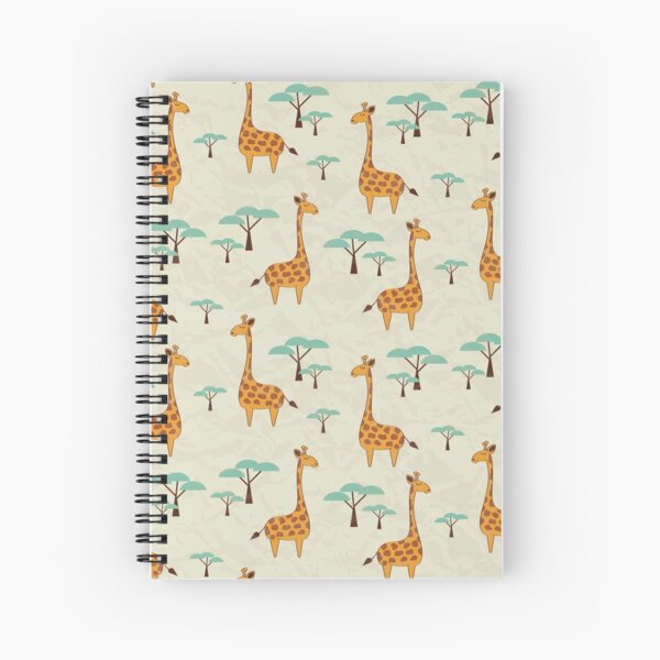 Giraffes Spiral Notebook