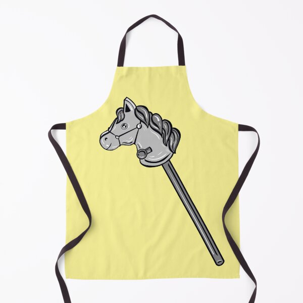 Item preview, Black And White Stick Horse With Yellow Background  designed and sold by missmann.