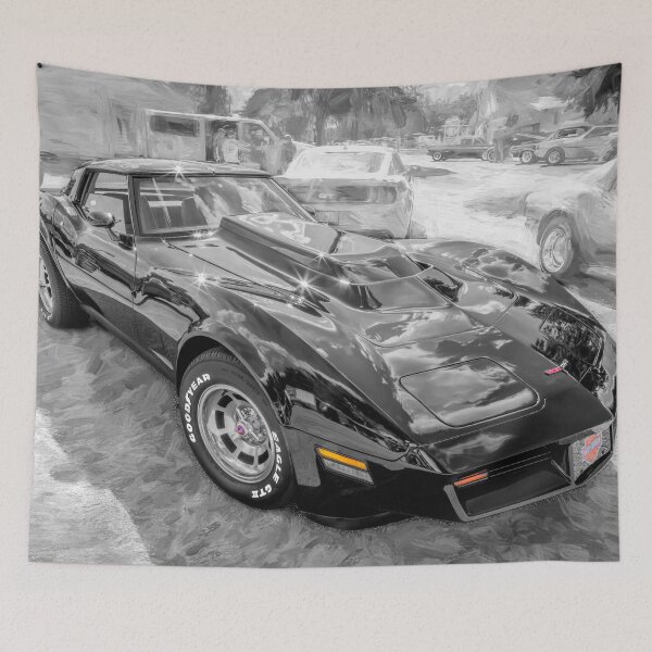 Artikelvorschau, 1981 schwarze C3 Chevrolet Corvette X120 entworfen und verkauft von RichFrancoCars.