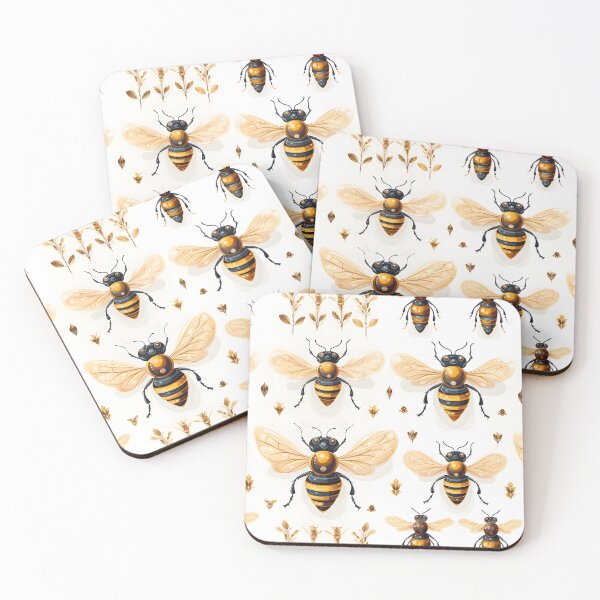 Item preview, Honeycomb and Bee Pattern 6 designed and sold by DigitalPatternx.