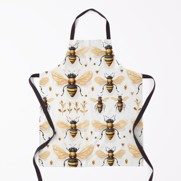 Aperçu de l'œuvre Nid d'abeille et motif d'abeille 6 créée et vendue par DigitalPatternx.