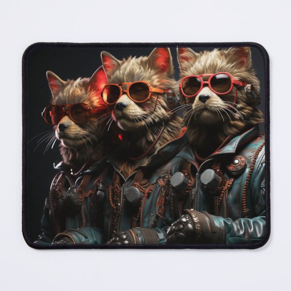 Item preview, Three Cool Cats wearing sunshades designed and sold by Aquablue22.