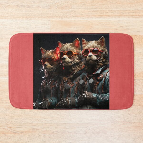 Item preview, Three Cool Cats wearing sunshades designed and sold by Aquablue22.