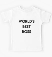 World's Best Boss Kids Tee