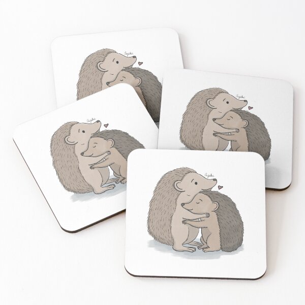 Item preview, Hugging Hedgehogs designed and sold by FatherJohnFoggy.