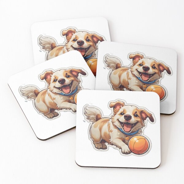 Item preview, Lovely puppy playing with his ball designed and sold by soliduxo.