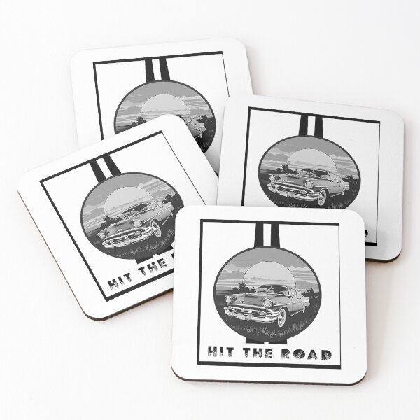 Item preview, Vintage Car Graphic Tee  Road Trip Inspired   Vintage Car in Circle Hit the Road Text   car  Best  Car    	 designed and sold by kajjacykcjn14.