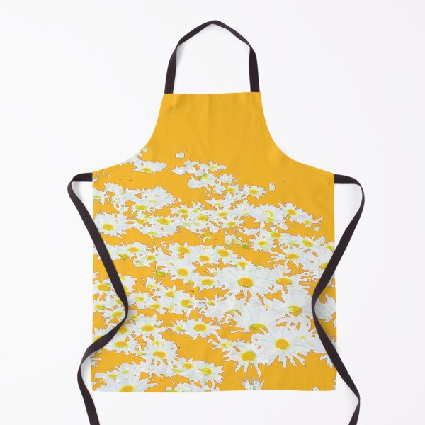 Item preview, DECORATIVE WHITE SHASTA DAISY GARDEN GOLD ART designed and sold by sharlesart.