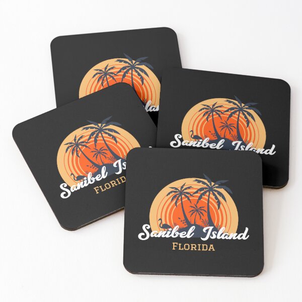 Item preview, Sanibel Island Florida - Sunset and Palm Trees Design designed and sold by RektRepublic.