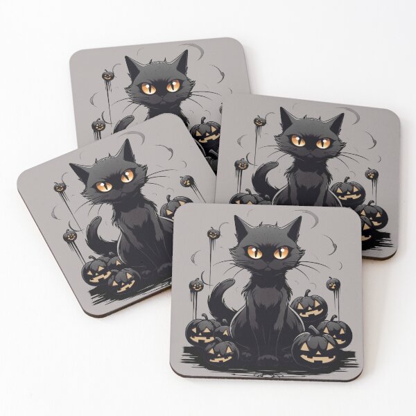 Item preview, Halloween black cat designed and sold by arthardist.