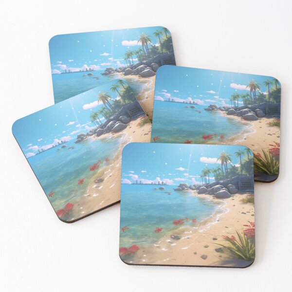Item preview, Sun-kissed Shores: Summer Beach designed and sold by EVA4designs.